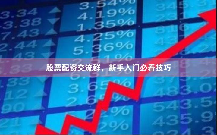 股票配资交流群，新手入门必看技巧